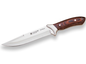 Cutit pentru vanatoare Joker Antilope, maner lemn stamina, lama full tang 19.5cm CR02 - Img 1