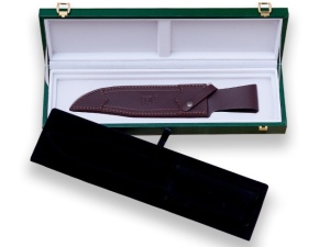 Cutit pentru vanatoare Joker Bowie 25, maner corn cerb, lama 25cm CTJ101 - Img 5