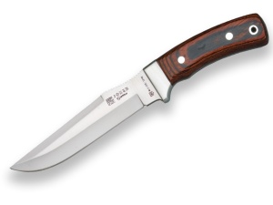Cutit pentru vanatoare Joker Gamo, maner lemn stamina, lama full tang 15.5cm CR46 - Img 1
