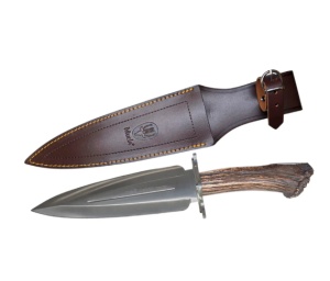 Cutit Vanatoare Muela SERRENO-S,maner corn de cerb, lama 22 cm - Img 2
