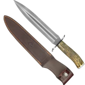 Cutit Vanatoare Muela VIKINGO-23A, maner corn de cerb, lama 23 cm - Img 2