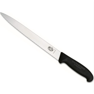 Cutit Victorinox pentru feliat, lama 25cm, Black 5.4433.25