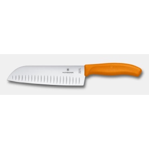 Cutit Victorinox Swiss Classic Santoku, lama 17cm, Orange 6.8526.17L9B