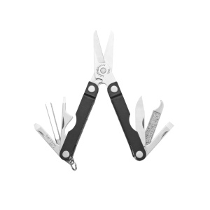 Foarfeca Multifunctionala Leatherman Micra, 10 instrumente, Jet Black 833179