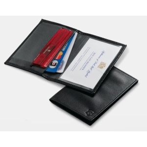Husa Victorinox din piele pentru SwissCard, 105mm, Black 4.0873.L
