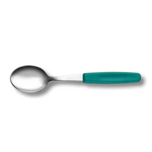 Lingurita Victorinox Classic coffee spoon, 148mm, green 5.1574.C1