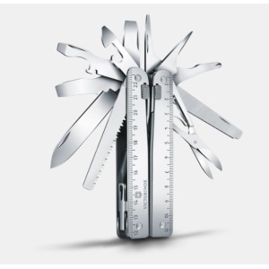 Cumpara Multifunctional Victorinox Swiss Tool X, 115 mm, teaca nylon, argintiu 3.0327.NB1 Blister 5