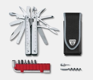 Multifunctional Victorinox Swiss Tool X, 115 mm, teaca nylon, argintiu 3.0338.N - Img 1