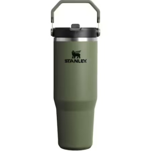 Pahar termoizolant Stanley The IceFlow Flip Straw Tumbler 2.0, 0.89L, Kaki 10-12043-077