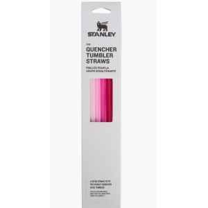 Set 4 paie pentru cana termoizolanta Stanley The Quencher Travel Tumbler Straws 1.18L, Pink 10-10573-047