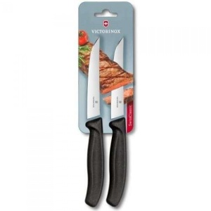 Set cutite friptura Victorinox Swiss Classic Steak Set, 2 piese, Black 6.7903.12B - Img 1