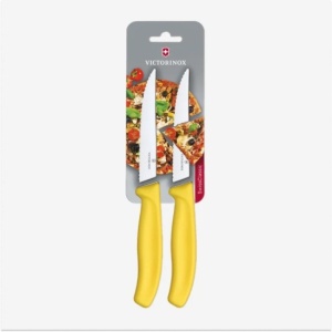 Set cutite pizza Victorinox Swiss Classic Pizza Set, 2 piese, Yellow 6.7936.12L8B