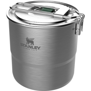 Set gatit pentru camping Stanley The Stainless Steel Cook Set For Two 1.0L, Stainless Steel 10-09997-003 - Img 2