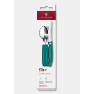 Set tacamuri Victorinox Swiss Classic Picnic Set, 3 piese, Green 6.7194.3FC1