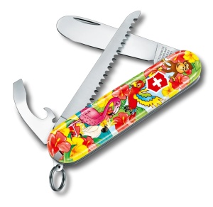 Briceag My First Victorinox, 84 mm, Parrot 0.2373.E3 - Img 2