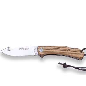 Briceag pentru jupuit Joker Cocker, maner lemn bocote, lama 9cm NB135