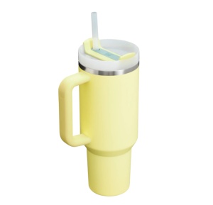 Cana termoizolanta Stanley The Quencher H2.O FlowState Tumbler 1.20L, Pomelo 10-11673-160 - Img 2