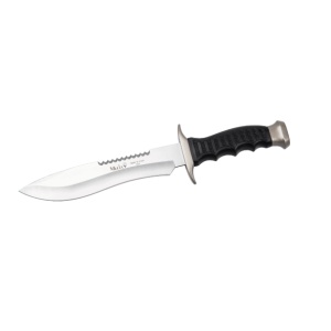 Cutit Outdoor Muela 85-162, maner cauciuc si zamak lama 16cm