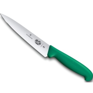 Cutit pentru carne Victorinox Carving, lama 15cm, Green 5.2004.15