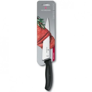 Cutit pentru carne Victorinox Swiss Carving, lama 20cm, Black 6.8063.20B - Img 2