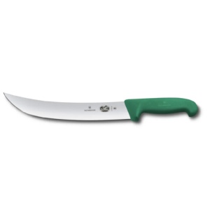 Cutit pentru feliat Victorinox Cimeter Knife, lama 25cm, Green 5.7304.25