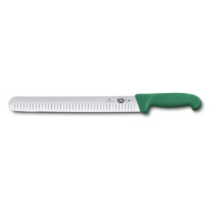 Cutit pentru feliat Victorinox Slicing Knife, lama 30cm, Green 5.4724.30B Blister