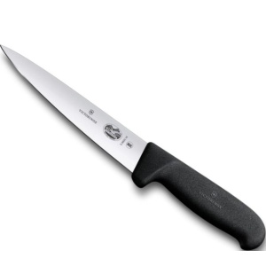 Cutit pentru injunghiat Victorinox Sticking Knife, lama 18cm, Black 5.5603.18