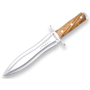 Cutit pentru injunghiere Joker Jabali, maner lemn maslin, lama 25cm CO110