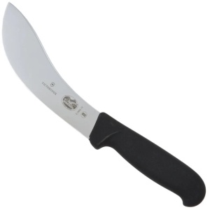 Cutit pentru jupuit Victorinox Skinning Knife, lama 15cm, Black 5.7803.15
