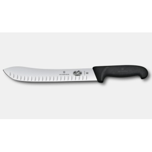 Cutit pentru macelarie Victorinox Butcher Knife, lama 25cm, Black 5.7423.25