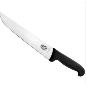 Cutit pentru macelarie Victorinox Butcher Knife, lama 31cm, Black 5.5203.31