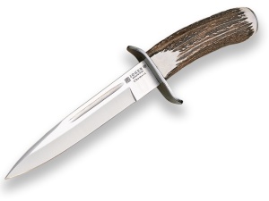 Cutit pentru vanatoare Joker Chamois, maner corn cerb, lama 18cm CC32 - Img 1