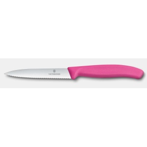 Cutit Victorinox Swiss Classic pentru decojit, lama 10cm, Pink 6.7736.L5