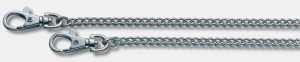 Lant subtire cu carabine Victorinox, 400mm, Silver 4.1815 Blister - Img 1