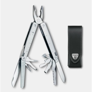 Multifunctional Victorinox Swiss Tool, 115 mm, teaca piele, argintiu 3.0323.LB1 Blister