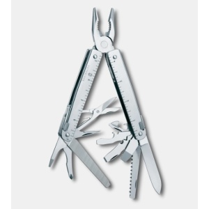 Cumpara Multifunctional Victorinox Swiss Tool X, 115 mm, teaca nylon, argintiu 3.0327.NB1 Blister 2