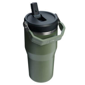 Cumpara Pahar termoizolant The IceFlow Flip Straw Tumbler 2.0, 0.6L, Kaki 10-12044-051 2