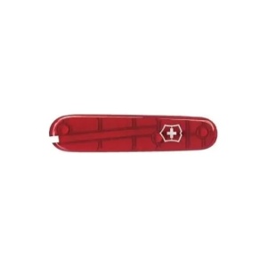 Prasea fata cu logo pentru bricege Victorinox, 84mm, Red Transparent C.2600.T3.10