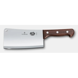 Satar Victorinox Wood Kitchen Cleaver, lama 18cm, Wood 5.4000.18