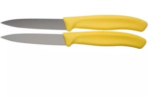 Set cutite curatat Victorinox Swiss Classic Paring Set, 2 piese, Yellow 6.7606.L118B - Img 2