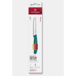 Set cutite masa Victorinox Swiss Classic Tomato&Table Knife, 6 piese, Multicolor 6.7836.6C1