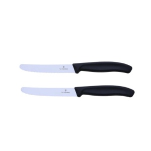 Set cutite rosii Victorinox Swiss Classic Tomato Knife, 2 piese, Black 6.7833.B 2