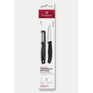 Set pentru curatat Victorinox Swiss Classic Paring Set, 2 piese, Black 6.7113.21