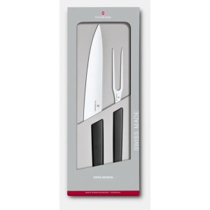 Set Victorinox Swiss Modern Carving Knives, 2 piese, Black 6.9093.21G