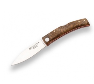 Briceag Joker Becada maner lemn nuc, lama 8cm NN153 - Img 1