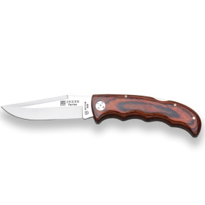 Briceag Joker Terrier, maner lemn rosu, lama 9 cm NR18
