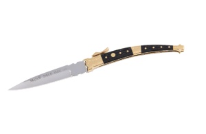 Briceag Muela MB-9M,maner lemn presat negru, lama 9 cm - Img 1