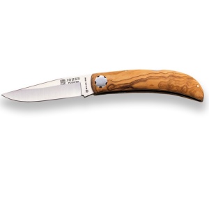 Briceag pentru jupuit Joker Pointer, maner lemn maslin, lama 9cm NO66