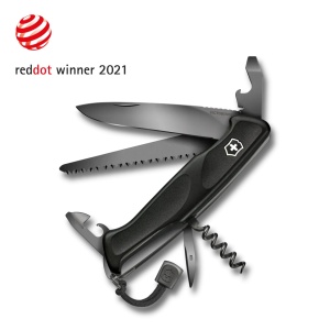 Briceag Victorinox Ranger 55, 130 mm, Onyx Black 0.9563.C31PB1 Blister