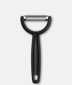 Curatator Victorinox Ypso Peeler, lama dubla zimtata, Black 6.0963.3 - Img 2